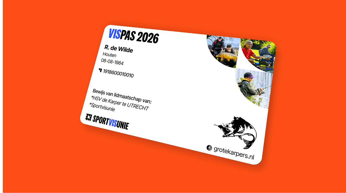 De VISpas van de Sportvisunie